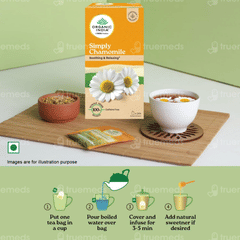 Organic India Simply Chamomile Caffeine Free Sachet 25